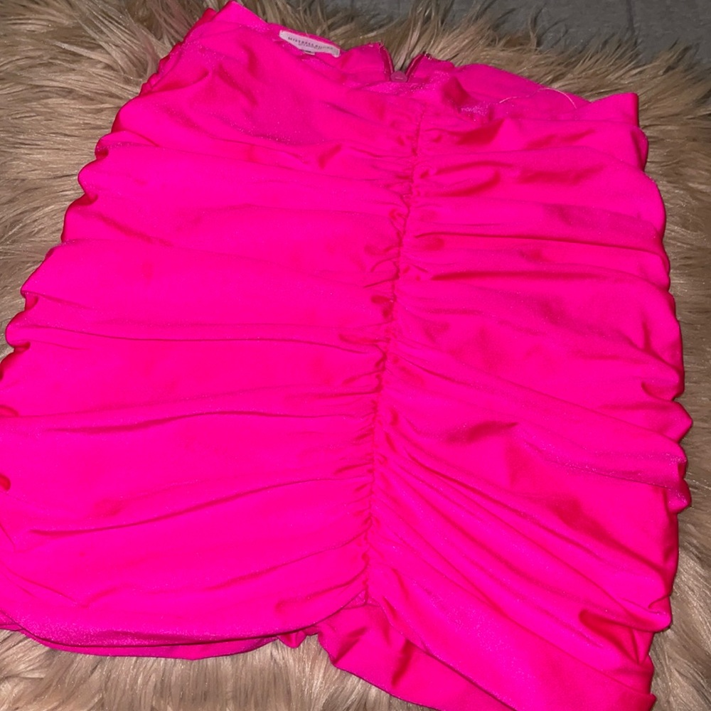 Mistress rock hot pink skirt